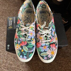Keds x Rifle Paper Co. Navy Floral Champion Dovecote